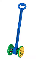 Каталка Весёлые колёсики с шариками (сине-зелёная) 760/1