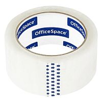 Клейкая лента упаковочная OfficeSpace, 48мм*66м, 50мкм, усиленная, морозостойкая, ШК КЛ_55384