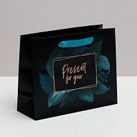 Пакет ламинированный горизонтальный «Present for you», 22 × 17.5 × 8 см