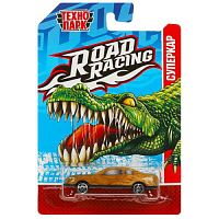 Машина металл ROAD RACING крокодил СУПЕРКАР 7,5 см, в ассорт, блист., инерц Технопарк в кор.4*180шт RR-7-2434647-PRE-R