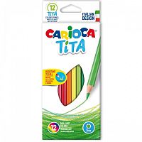 Карандаши цветные CARIOCA "Tita" 12 цв.
