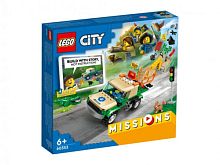 Конструктор LEGO CITY "Миссии по спасению диких животных"