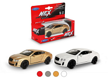 Машинка WELLY 1:38 Bentley Continental Supersports, пруж. мех., цвет в асс.