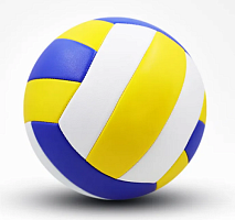 Мяч волейбольный, PVC, 23 см, цвета в ассорт.