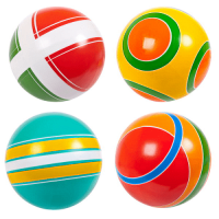 Мяч д.200 мм грунтованные окрашенные вручную, в ассортименте