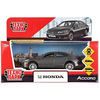 Машина металл HONDA ACCORD длина 12 см, двери, багаж, инерц, серый, кор. Технопарк в кор.2*36шт ACCORD-GY (72)