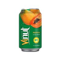 Напиток сокосодержащий Винут Папайя 330 мл / Vinut Papaya 330 ml ж/б