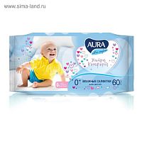 Влажные салфетки Aura Ultra Comfort, детские, 60 шт. 1165938