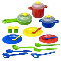 Набор детской посуды Семейный обед, 20 предметов 09175