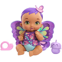 Кукла My Garden Baby Малышка-фея Цветочная забота (фиолетовая) GYP11