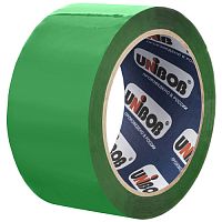 Клейкая лента упаковочная Unibob, 48мм*66м, 45мкм, зеленая 30488