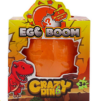 Коллекционная фигурка-сюрприз динозавра с картой Egg Boom, в ассорт. CD05