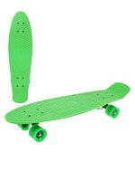 Скейтборд X-Match (пенниборд)  пластик 65x18 см，PU колеса 5,6 см., подвеска алюмин., зелёный