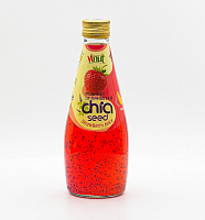 Напиток сокосодержащий с семенами чиа и соком клубники / Chia Seed Strawberry Juice Drink