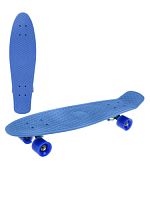 Скейтборд X-Match (пенниборд)  пластик 65x18 см，PU колеса 5,6 см., подвеска алюмин., синий