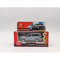 Машина металл TOYOTA LAND CRUISER 12,5 см, двери, инерц, серый, кор. Технопарк в кор.2*36шт CRUISER-13-GY