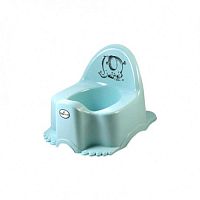 Горшок туалетный детский «Слон», музыкальный, цвет бирюзовый