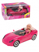 Кукла Defa. Набор: «Автоледи». 1 кукла, 2 предм.в компл. , кор. 8228 pink